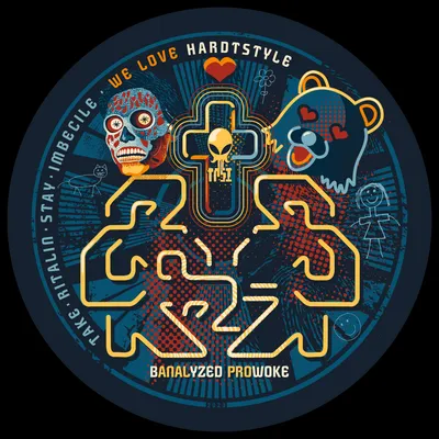 image of the Sticker graphic Hardtstylers Sticker